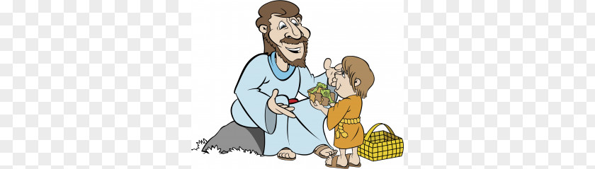Feeding The 5000 Cliparts Multitude Miracles Of Jesus Bible Clip Art PNG