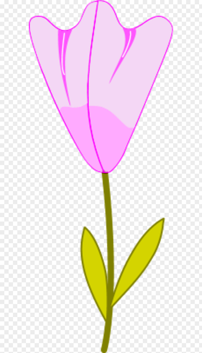 Gorgeous Vector Flower Plant Stem Petal Pink Clip Art PNG