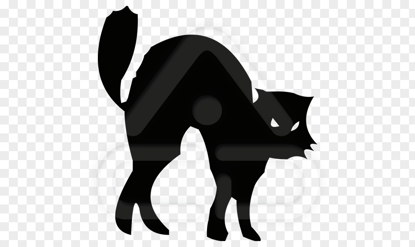 Halloween Decoration Cat Silhouette Clip Art PNG