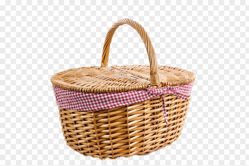 Picnic Basket PNG Basket, brown woven picnic basket art clipart PNG