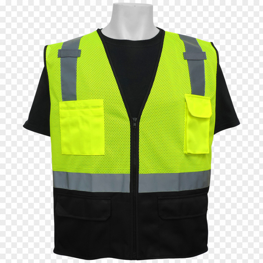 Safety Vest Gilets High-visibility Clothing Windbreaker Jacket PNG