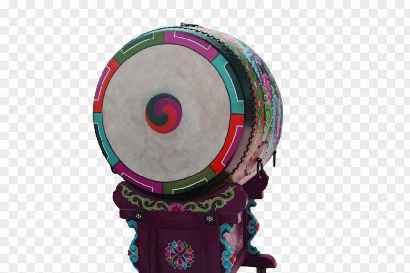 Colorful Chinese Wind Drums Decorative Patterns Leiguzhen Pattern PNG