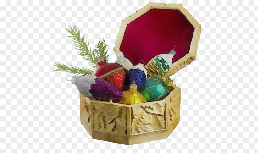 Easter Hamper Present Mishloach Manot Gift Basket Ritual Food PNG