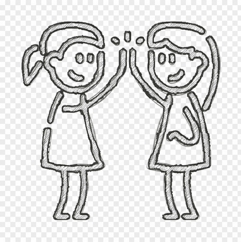 Friendship Icon High Five PNG