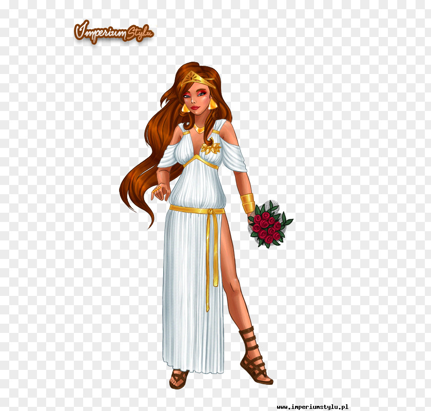 Greek Goddess Lady Popular Cartoon Character Costume PNG