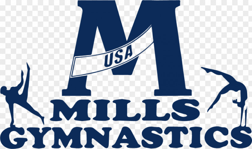 Gymnastics Mills USA Logo Detroit Brand PNG