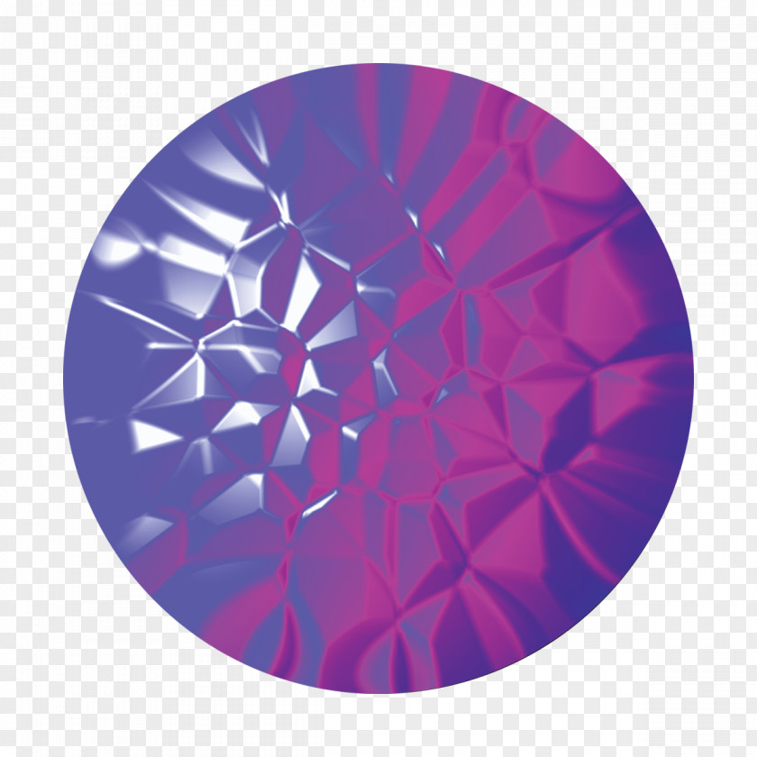 Round Stage Circle Gobo Glass Purple PNG