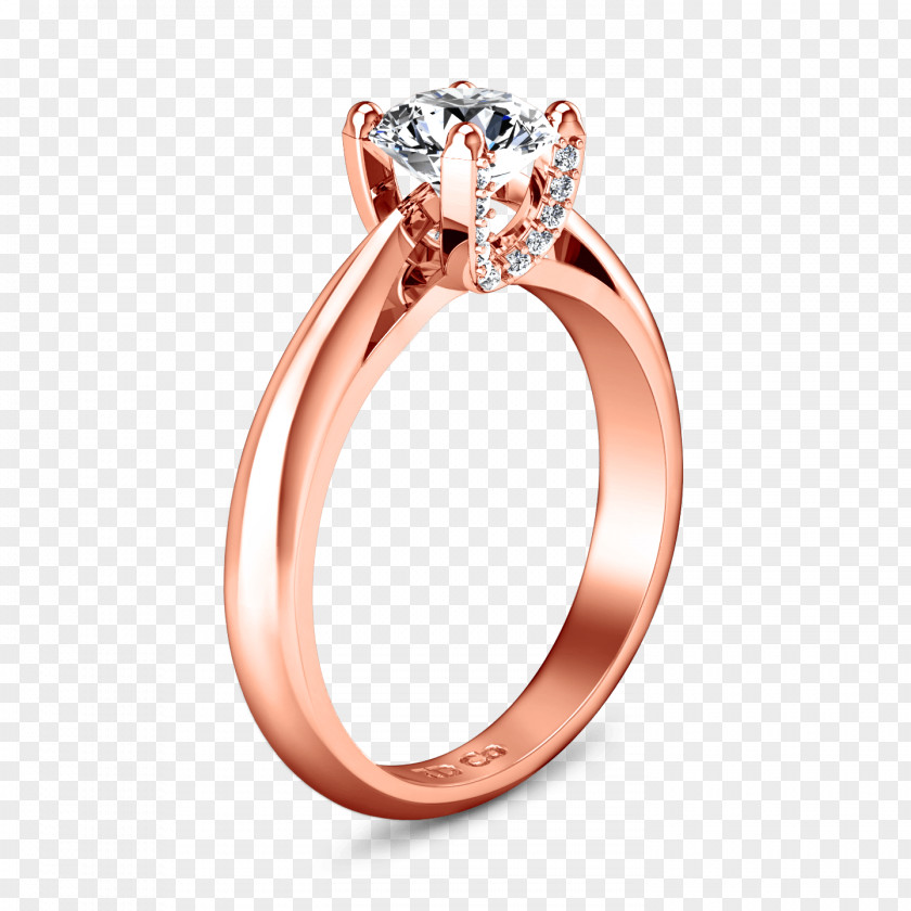 Solitaire Ring Diamond Engagement Wedding PNG