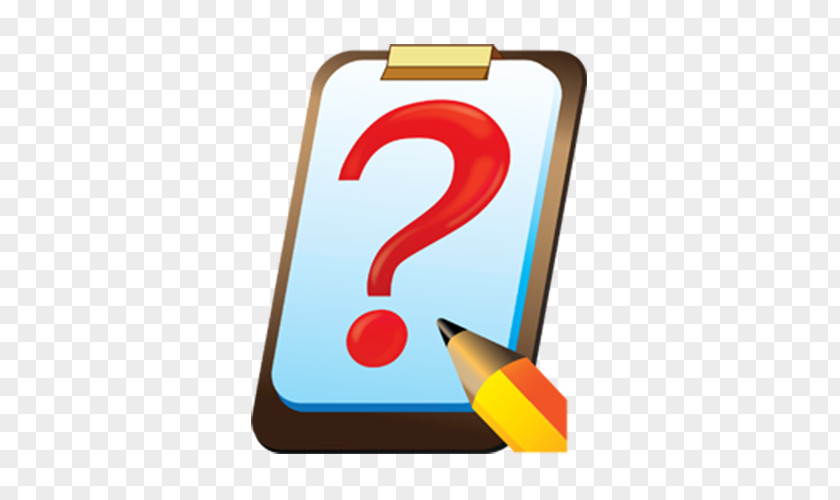 The Question Mark And Pen On Phone Questionnaire ICO Icon PNG