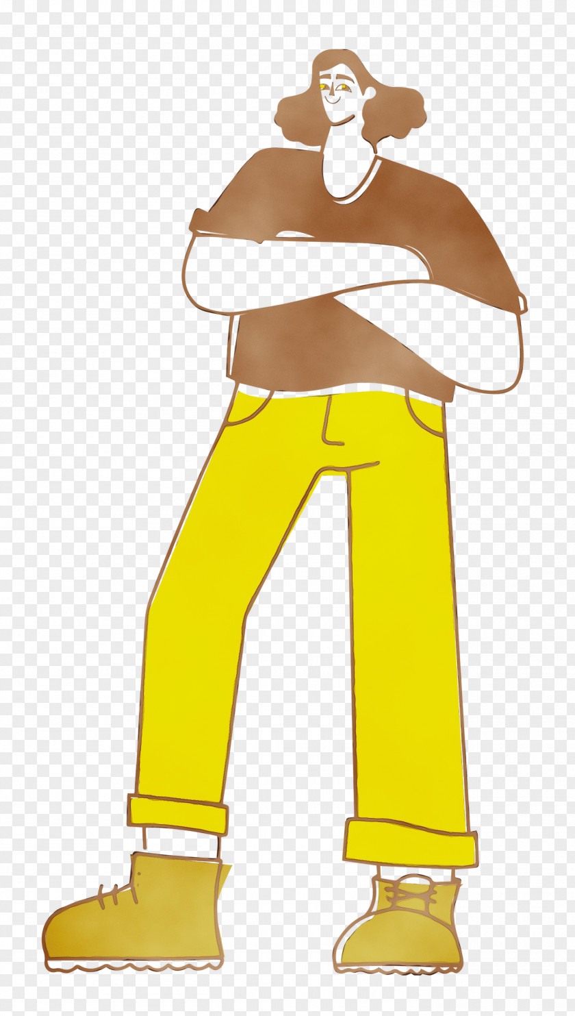 Clothing Cartoon Yellow PNG