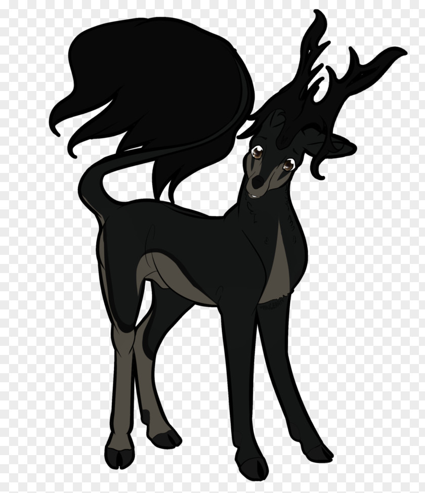 Dog Reindeer Silhouette Goat Shadow PNG
