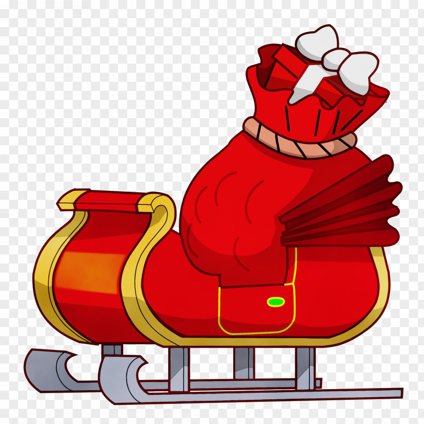 Fictional Character Vehicle Santa Claus Cartoon PNG