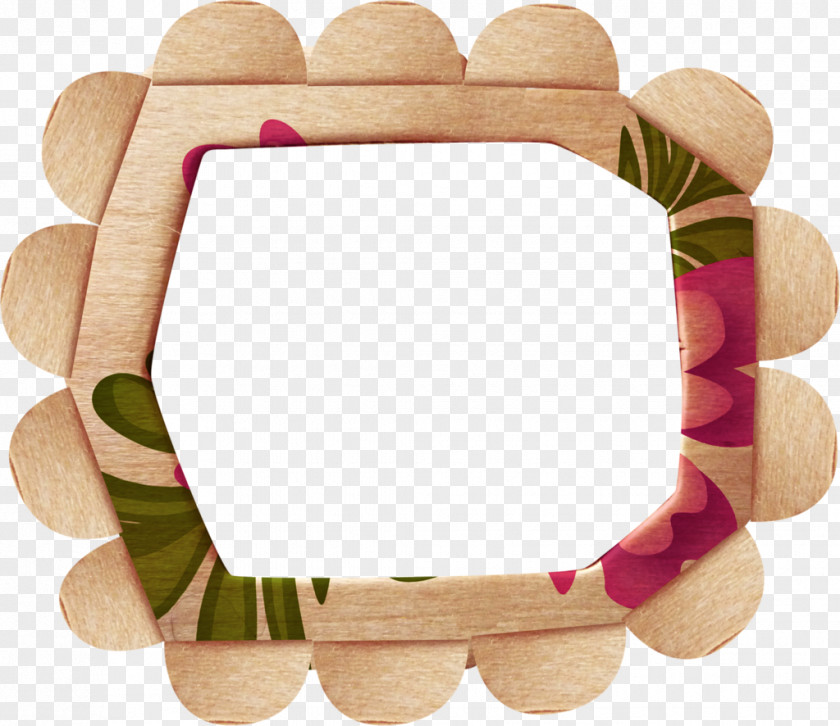 Girly Border Picture Frames Clip Art PNG