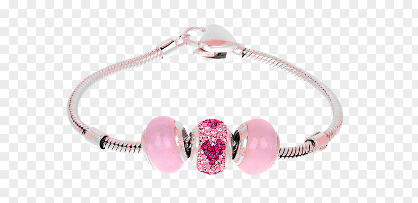 Half Off Bracelet Bead Pink M Body Jewellery PNG