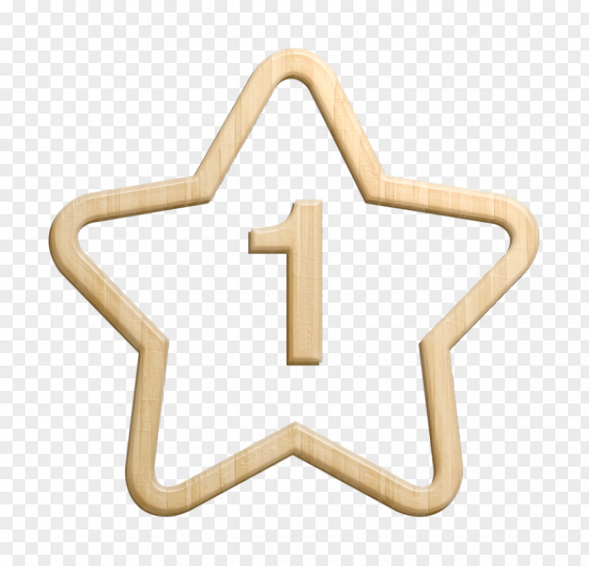 Number Icon Lodgicons Star For One PNG