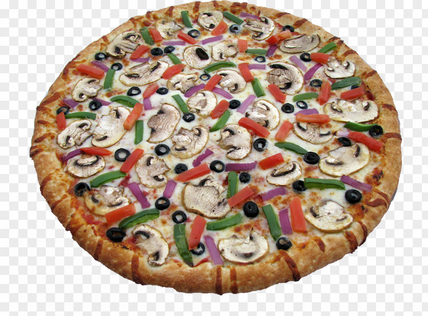 Pizza Sicilian Vegetarian Cuisine Veggie Burger Calzone PNG