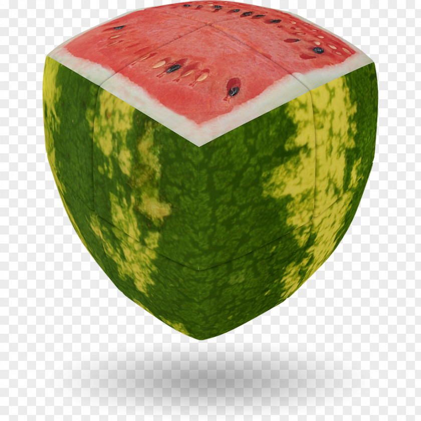 Creative Watermelon V-Cube 7 Jigsaw Puzzles 6 Rubik's Cube PNG