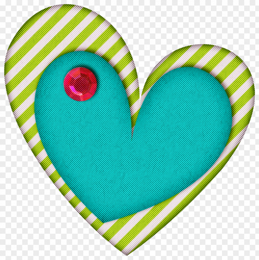 Heart Green Aqua Turquoise PNG