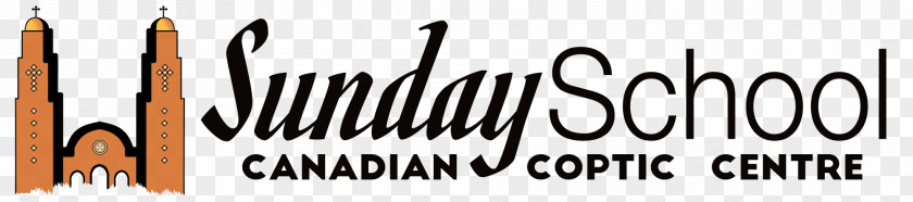 Sunday School Logo Brand Line Font PNG