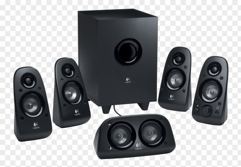 Surround Sound Logitech Z506 5.1 Loudspeaker Computer Speakers PNG