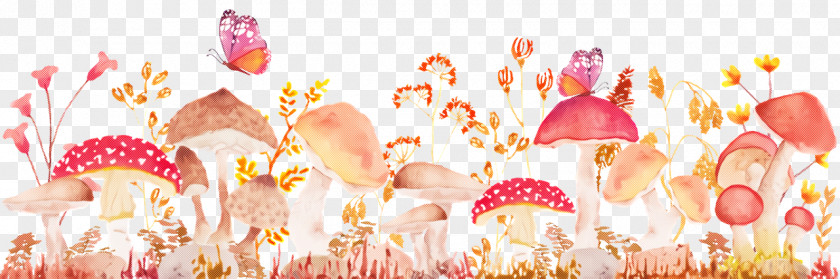 Watercolor Painting Fungus Mushroom Video Clip PNG