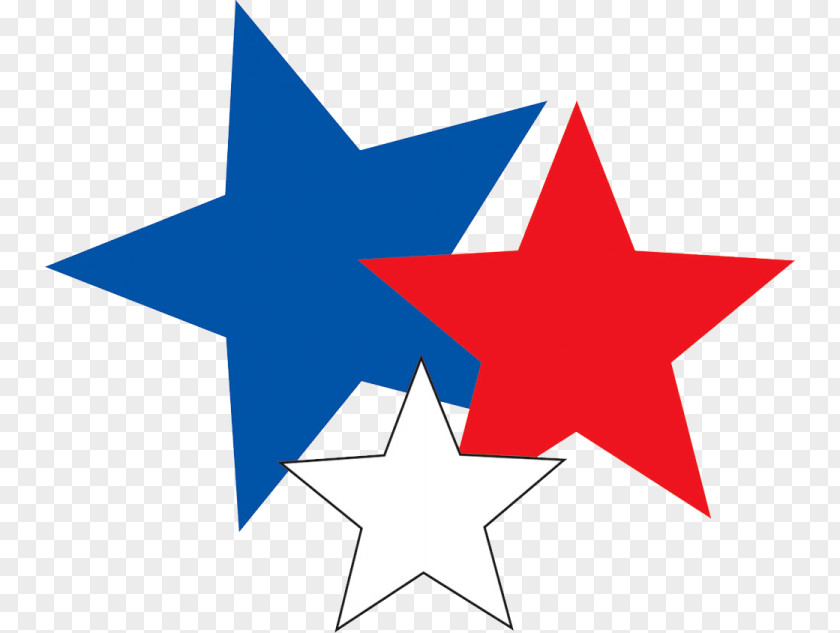 Blue Star Red Clip Art PNG