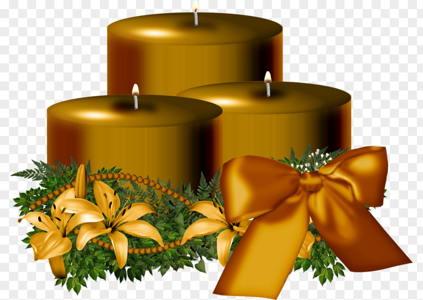 Christmas Light Candle Clip Art PNG