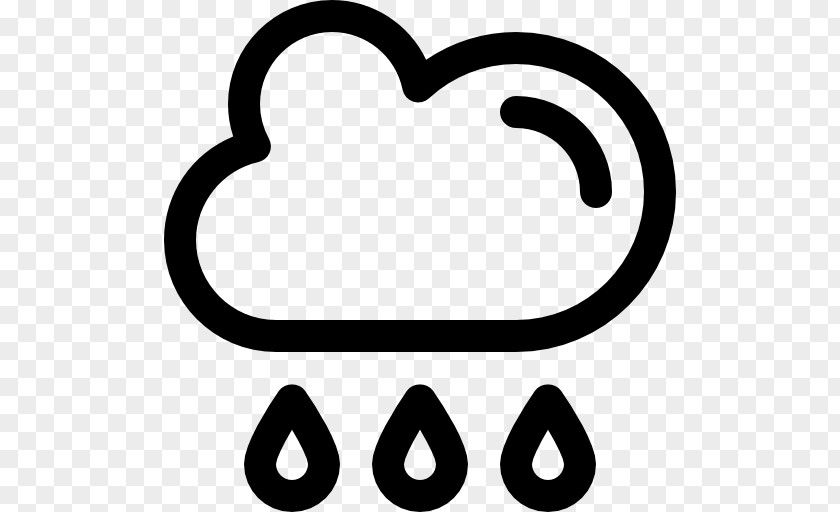 Rainy Icon Rain Cloud Symbol Weather PNG