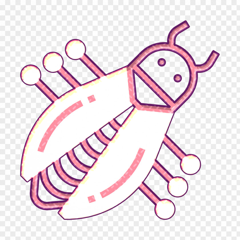 Bug Icon Cyber Crime PNG