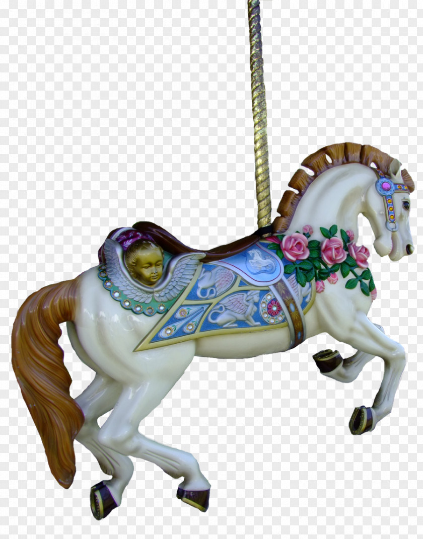 Carousel Hourse Horse Cry Baby Amusement Park PNG