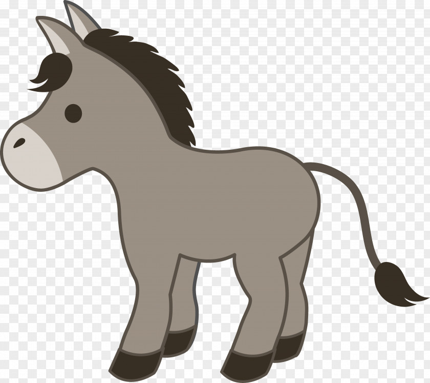 Donkey Drawing Cartoon Clip Art PNG