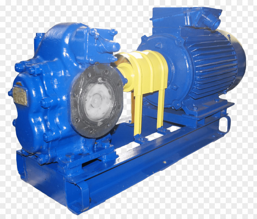 Gear Pump Submersible Electric Motor Engine PNG