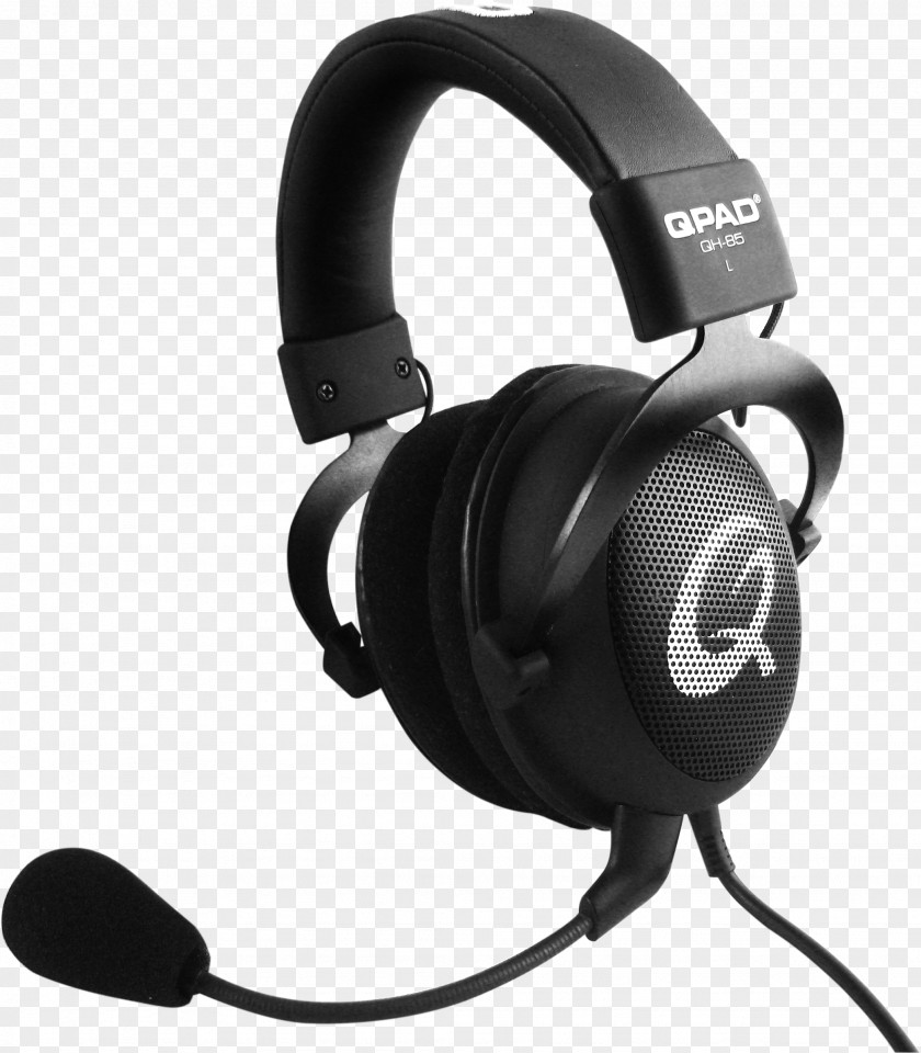 Headphones Computer Keyboard QPAD QH-85 BLACK Open Gaming H-set Mouse MK-80 MX 3200-MK80-DE-Black PNG