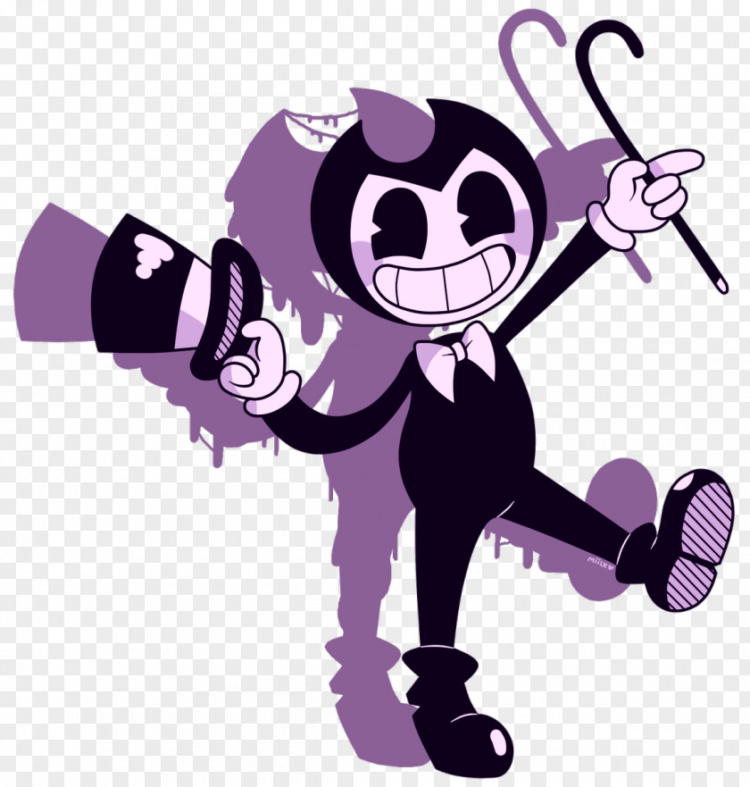 Inky Bendy And The Ink Machine TheMeatly Games Fan Art PNG