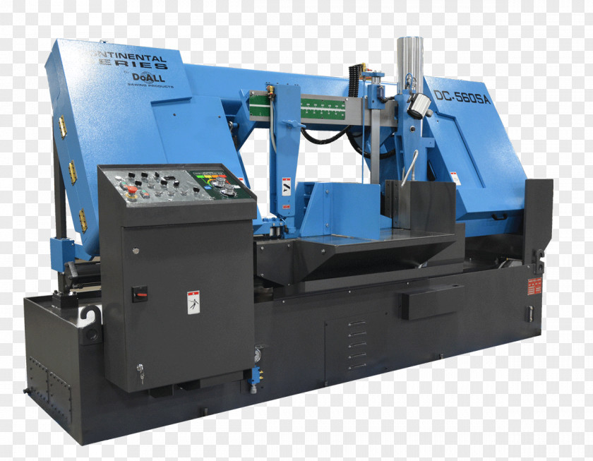 Steel Cutting Machine Tool Band Saws PNG