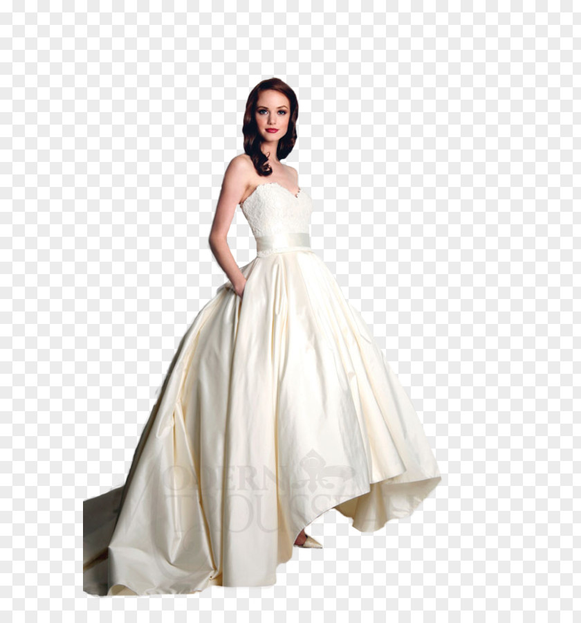 Audrey Wedding Dress High-low Skirt Bride PNG