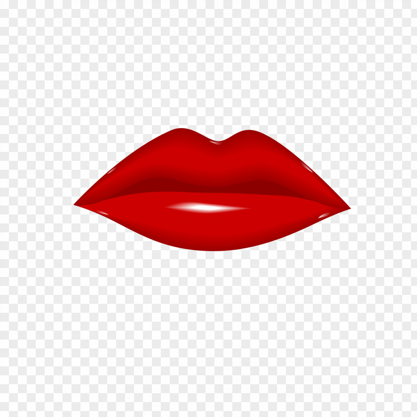 Big Red Lips Lipstick PNG