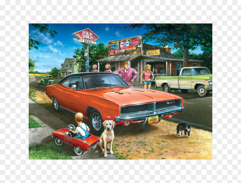 Car Jigsaw Puzzles United States Painting PNG