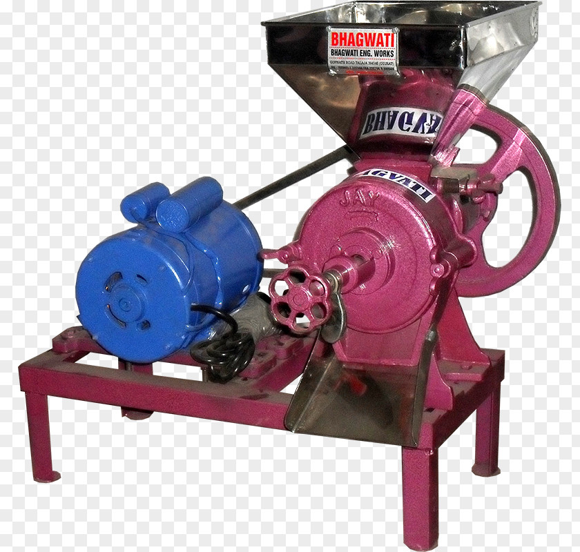 Kaju Dal Bhagwati Engineering Works Electric Generator Machine Crusher PNG