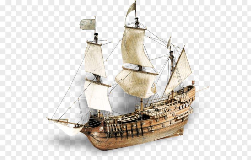 Ship Models San Francisco 16th Century Brigantine Galleon PNG