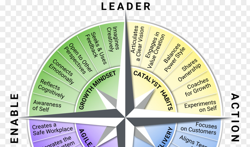 Adaptive Leadership Framework Agile Organization Compass Management PNG