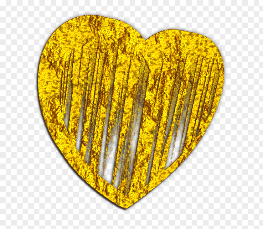 Aime Badge Gold Organism Heart PNG