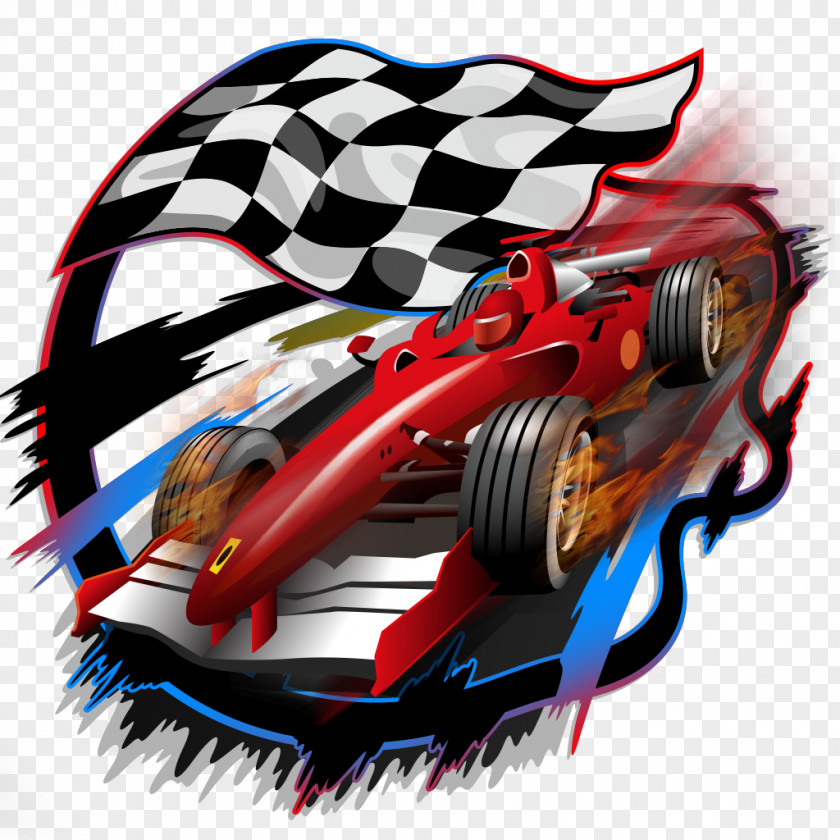 Car Auto Racing Flags PNG