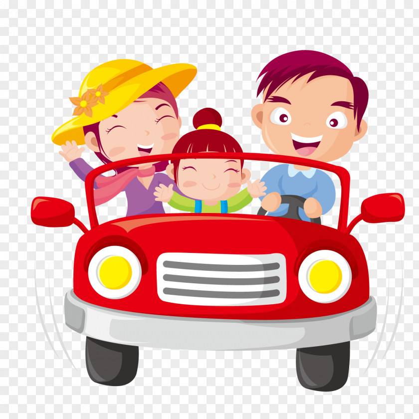 Drive The Family Car Child Clip Art PNG