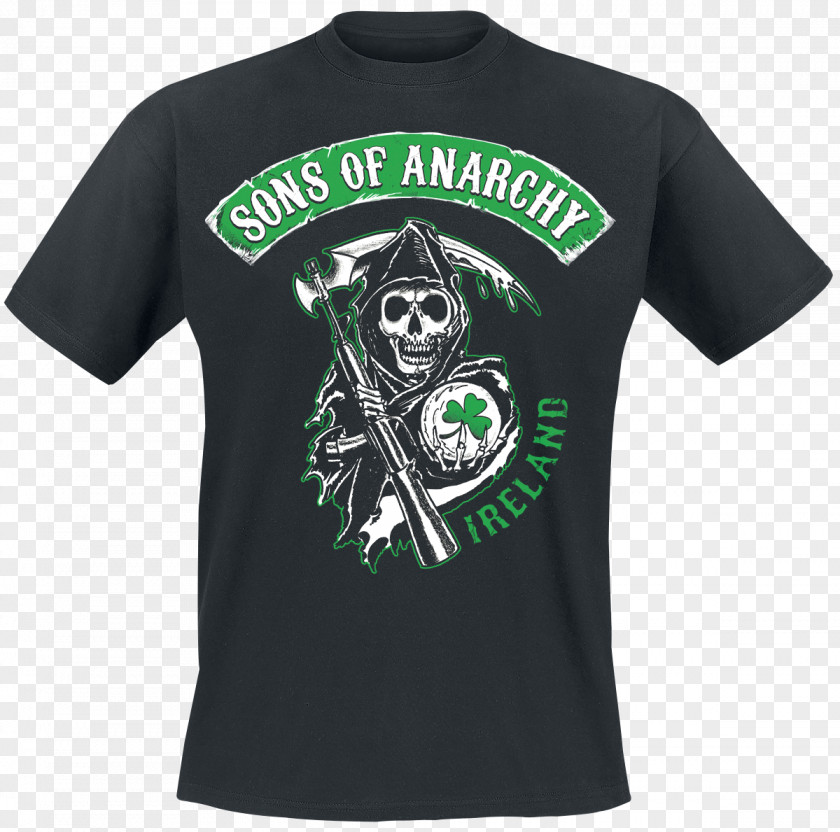 T-shirt Jax Teller Charming Death Ireland PNG