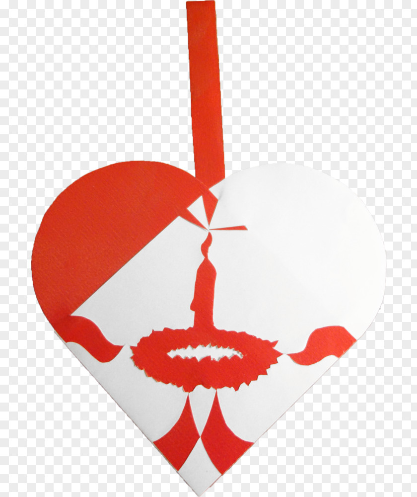 First Advent Pleated Christmas Hearts Ornament Sunday PNG
