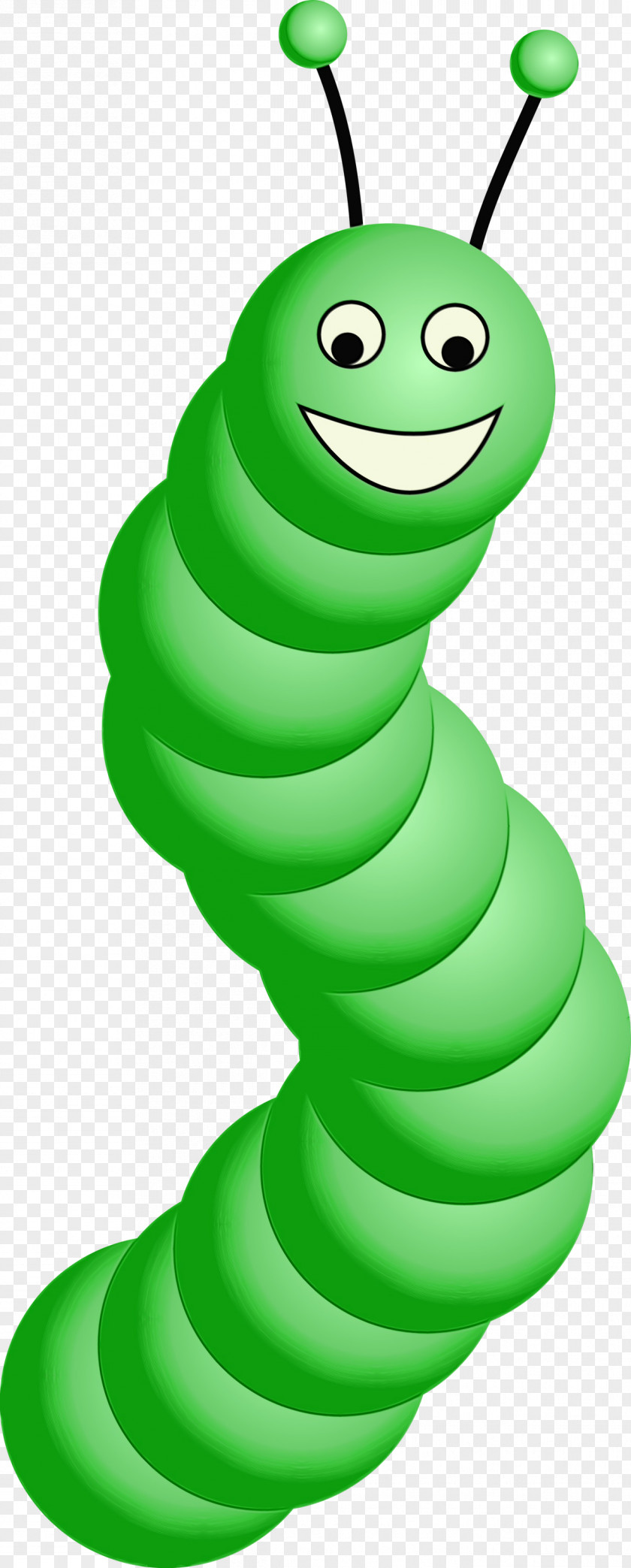 Larva Finger Green Clip Art Cartoon Caterpillar PNG