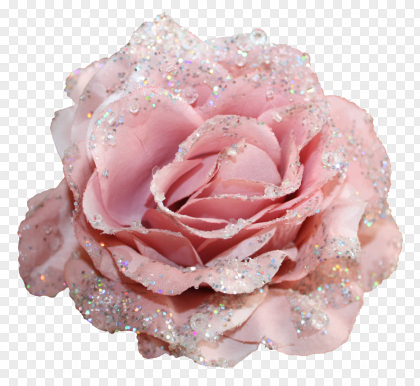 Cloth Centifolia Roses Flower Glitter Textile PNG