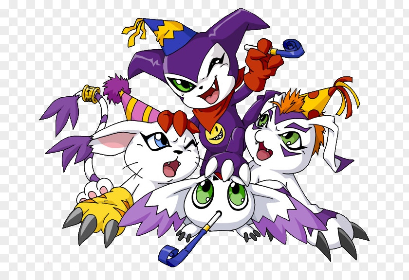 Digimon Impmon Gatomon Renamon Terriermon Gomamon PNG