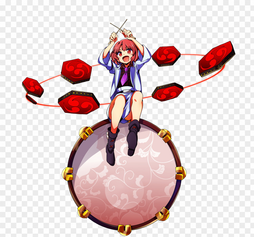 Drum Drummer Touhou Project .la Tsukumogami PNG